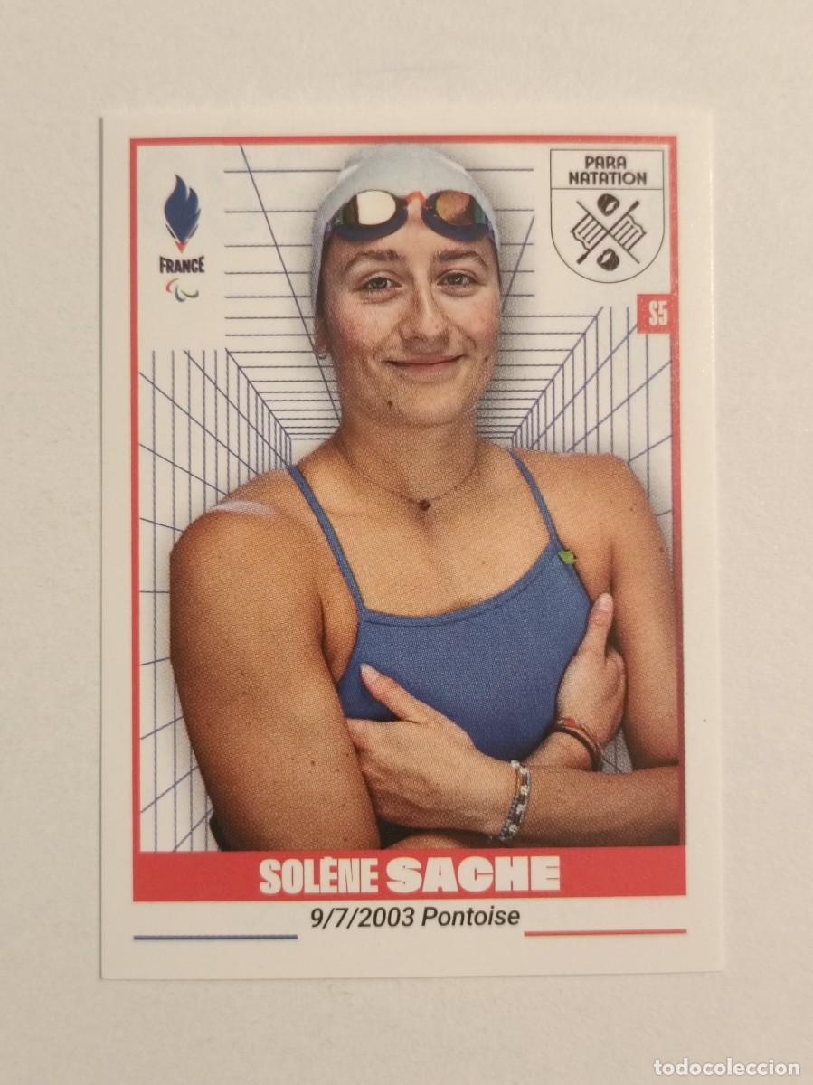 Coleccionismo deportivo: #389 SACHE (PARAOL. NATACION) OFICIAL EQUIPO FRANCIA JUEGOS OLIMPICOS PARIS 2024 PANINI