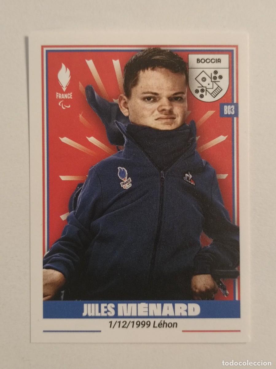 Coleccionismo deportivo: #403 MENARD (BOCHAS) OFICIAL EQUIPO FRANCIA JUEGOS OLIMPICOS PARIS 2024 PANINI
