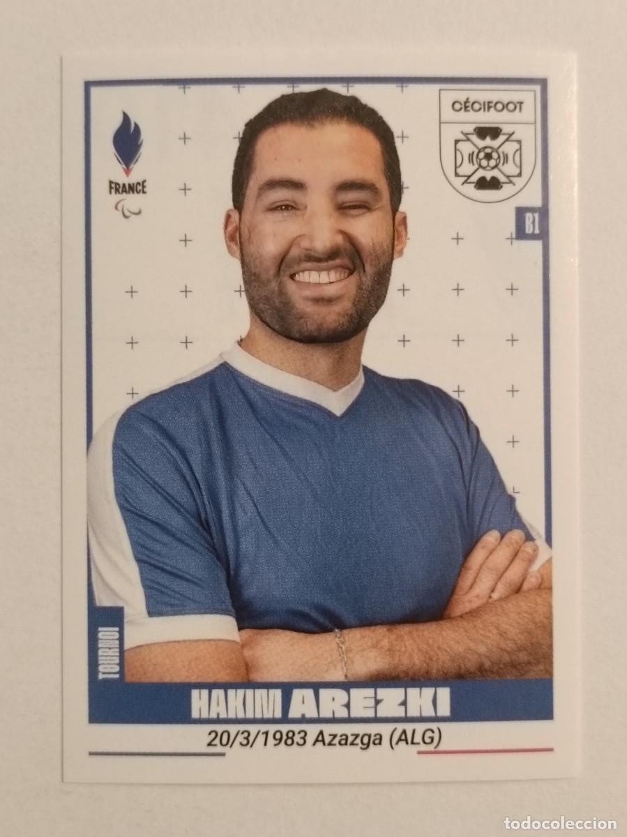 Coleccionismo deportivo: #410 AREZKI (FUTBOL CIEGOS) OFICIAL EQUIPO FRANCIA JUEGOS OLIMPICOS PARIS 2024 PANINI
