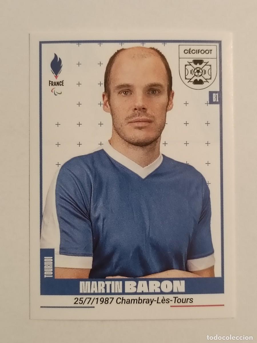 Coleccionismo deportivo: #411 BARON (FUTBOL CIEGOS) OFICIAL EQUIPO FRANCIA JUEGOS OLIMPICOS PARIS 2024 PANINI