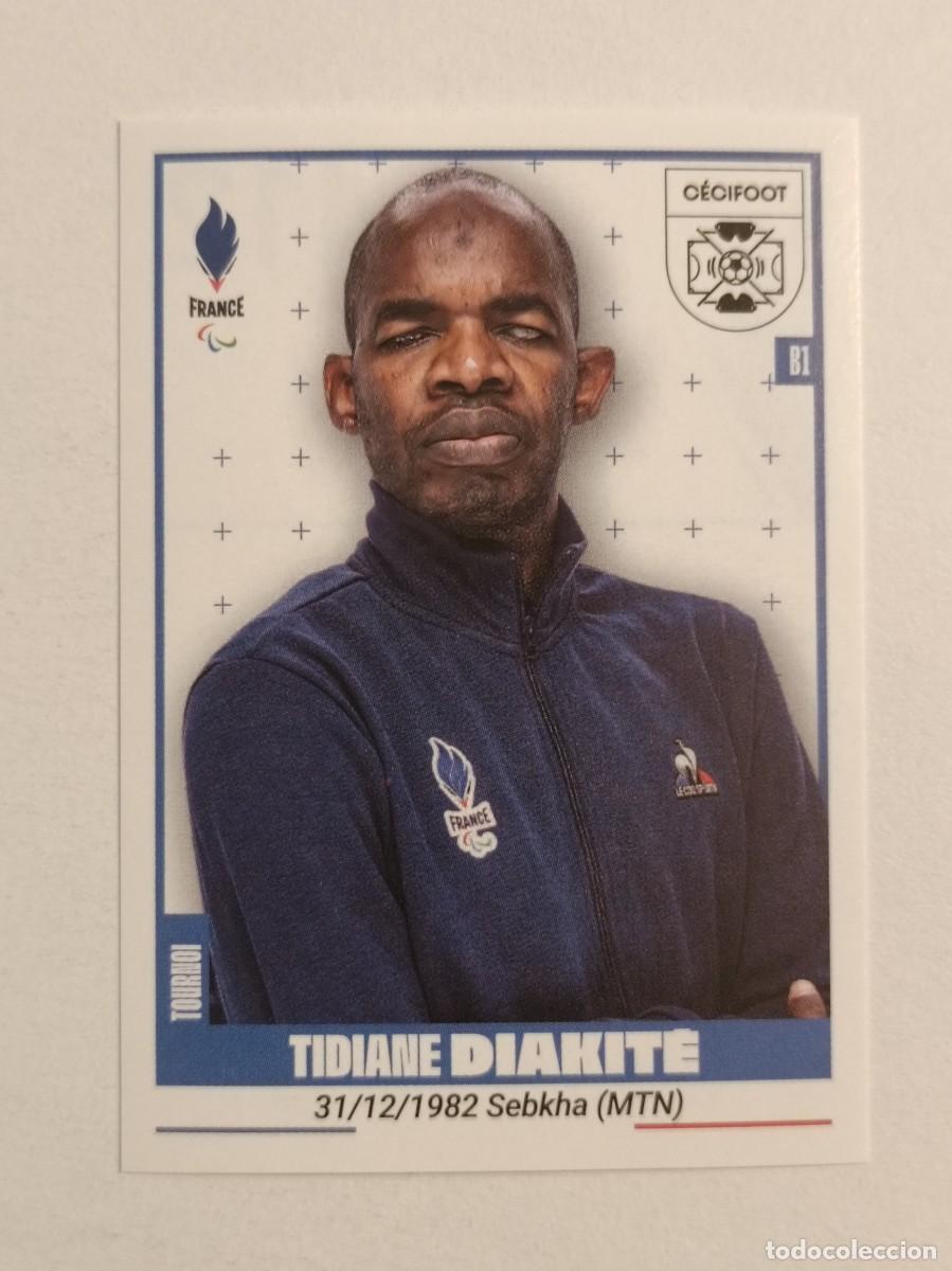 Coleccionismo deportivo: #412 DIAKITE (FUTBOL CIEGOS) OFICIAL EQUIPO FRANCIA JUEGOS OLIMPICOS PARIS 2024 PANINI