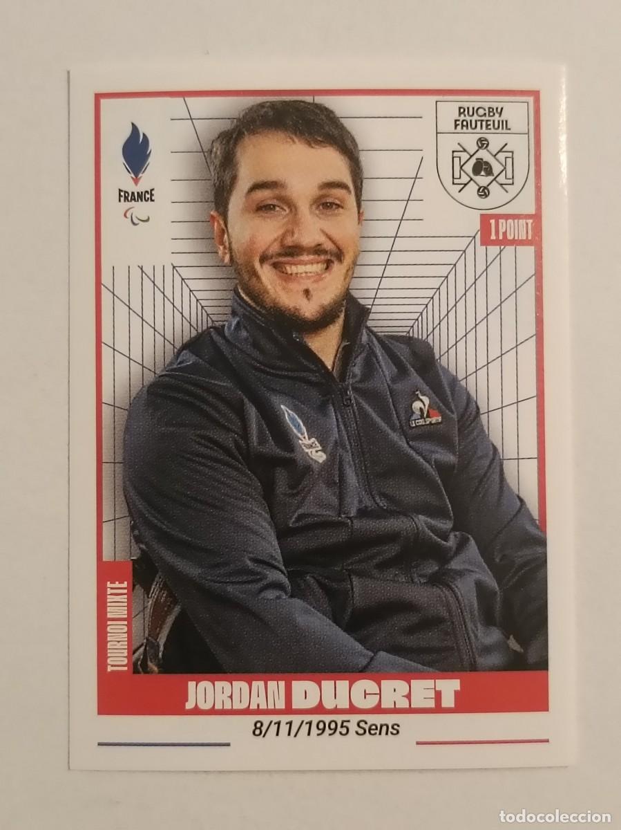 Coleccionismo deportivo: #415 DUCRET (RUGBY SILLA DE RUEDAS) OFICIAL EQUIPO FRANCIA JUEGOS OLIMPICOS PARIS 2024 PANINI