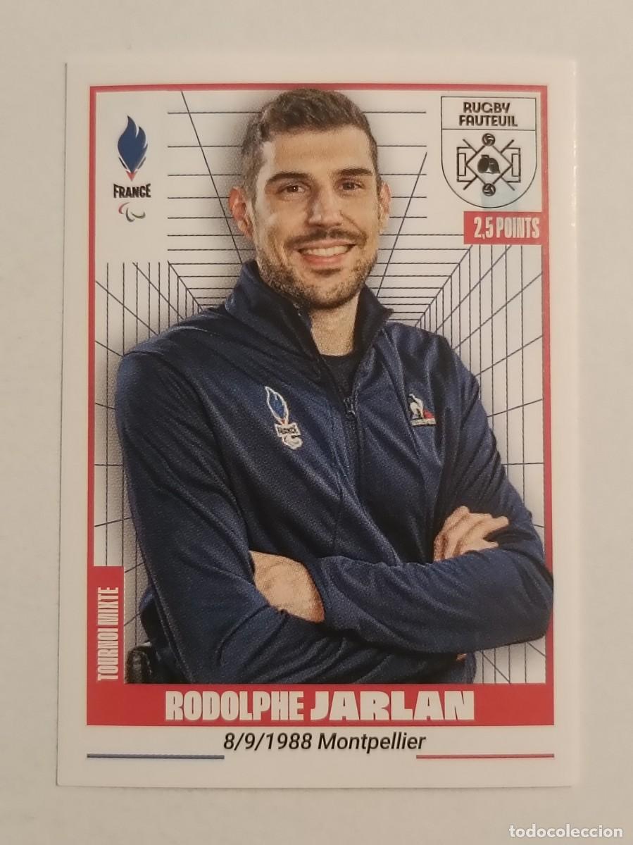 Coleccionismo deportivo: #417 JARLAN (RUGBY SILLA DE RUEDAS) OFICIAL EQUIPO FRANCIA JUEGOS OLIMPICOS PARIS 2024 PANINI