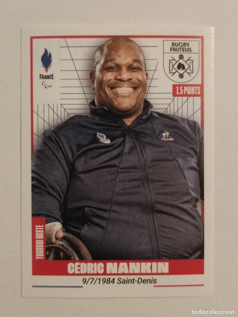 Coleccionismo deportivo: #419 NANKIN (RUGBY SILLA DE RUEDAS) OFICIAL EQUIPO FRANCIA JUEGOS OLIMPICOS PARIS 2024 PANINI