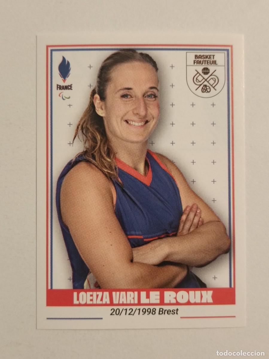 Coleccionismo deportivo: #426 LE ROUX (BALONCESTO SILLA DE RUEDAS) OFICIAL EQUIPO FRANCIA JUEGOS OLIMPICOS PARIS 2024 PANINI