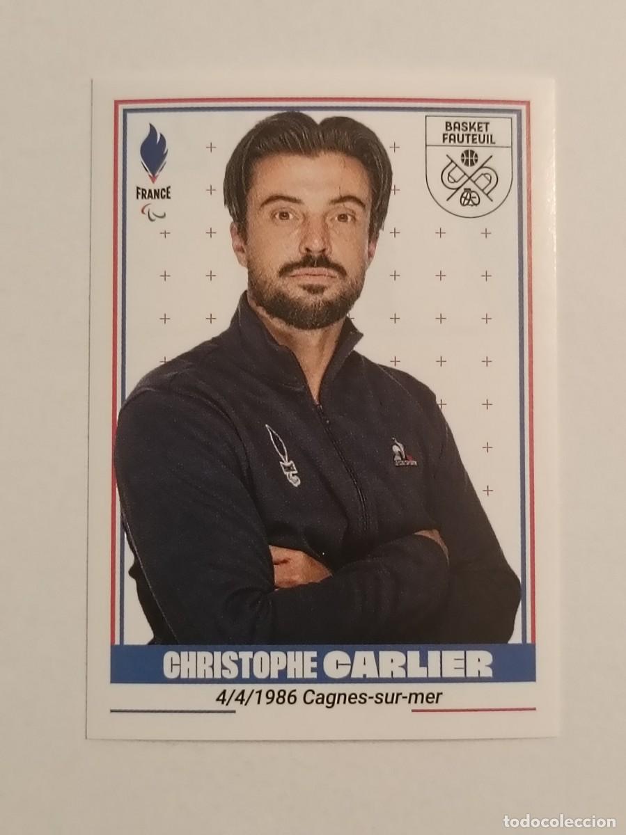 Coleccionismo deportivo: #427 CARLIER (BALONCESTO SILLA DE RUEDAS) OFICIAL EQUIPO FRANCIA JUEGOS OLIMPICOS PARIS 2024 PANINI