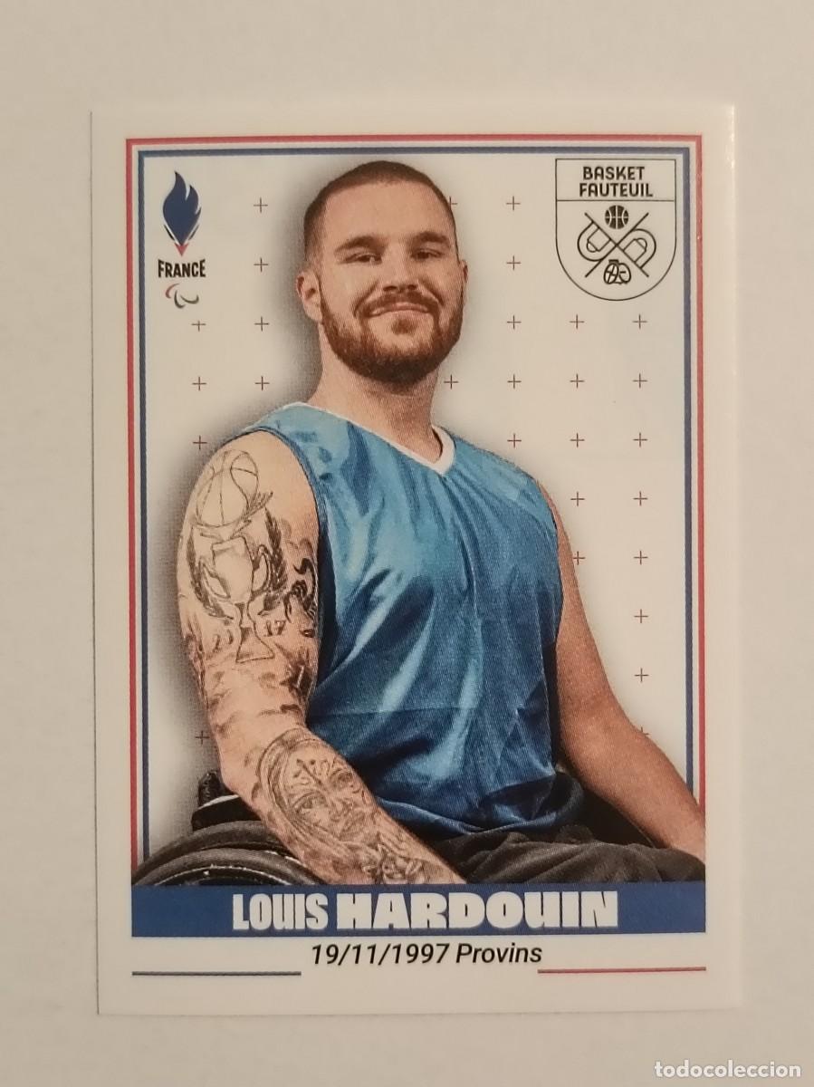 Coleccionismo deportivo: #430 HARDOUIN (BALONCESTO SILLA DE RUEDAS) OFICIAL EQUIPO FRANCIA JUEGOS OLIMPICOS PARIS 2024 PANINI