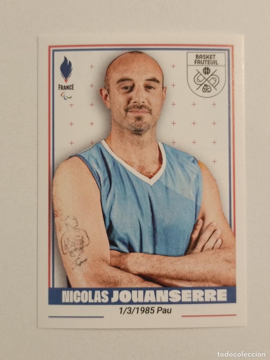 Coleccionismo deportivo: #431 JOUANSERRE (BALONCESTO SILLA RUEDAS) OFICIAL EQUIPO FRANCIA JUEGOS OLIMPICOS PARIS 2024 PANINI