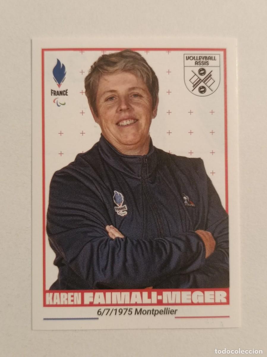 Coleccionismo deportivo: #434 FAIMALI-MEGER (VOLEIBOL SENTADO) OFICIAL EQUIPO FRANCIA JUEGOS OLIMPICOS PARIS 2024 PANINI