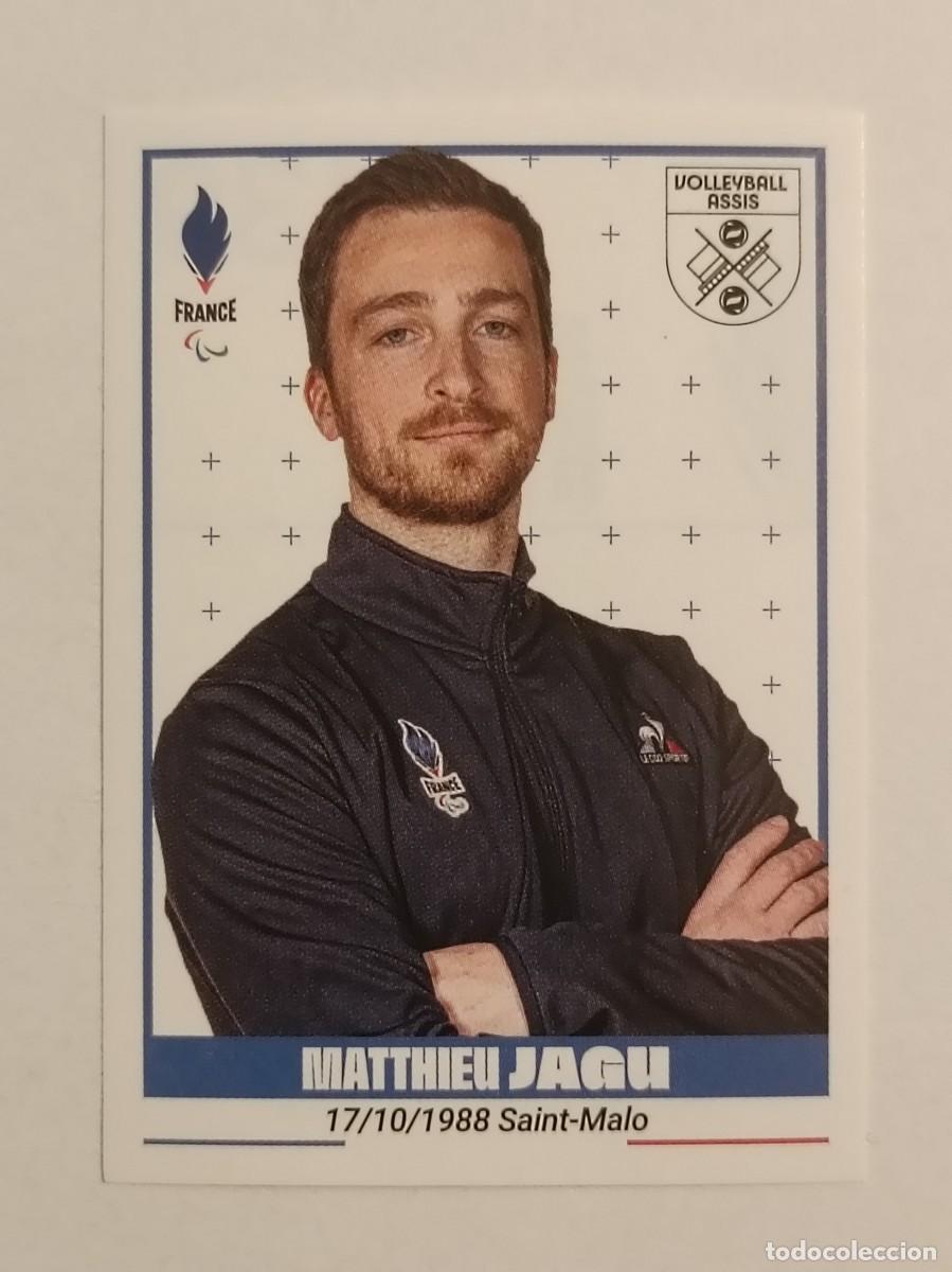 Coleccionismo deportivo: #439 JAGU (VOLEIBOL SENTADO) OFICIAL EQUIPO FRANCIA JUEGOS OLIMPICOS PARIS 2024 PANINI