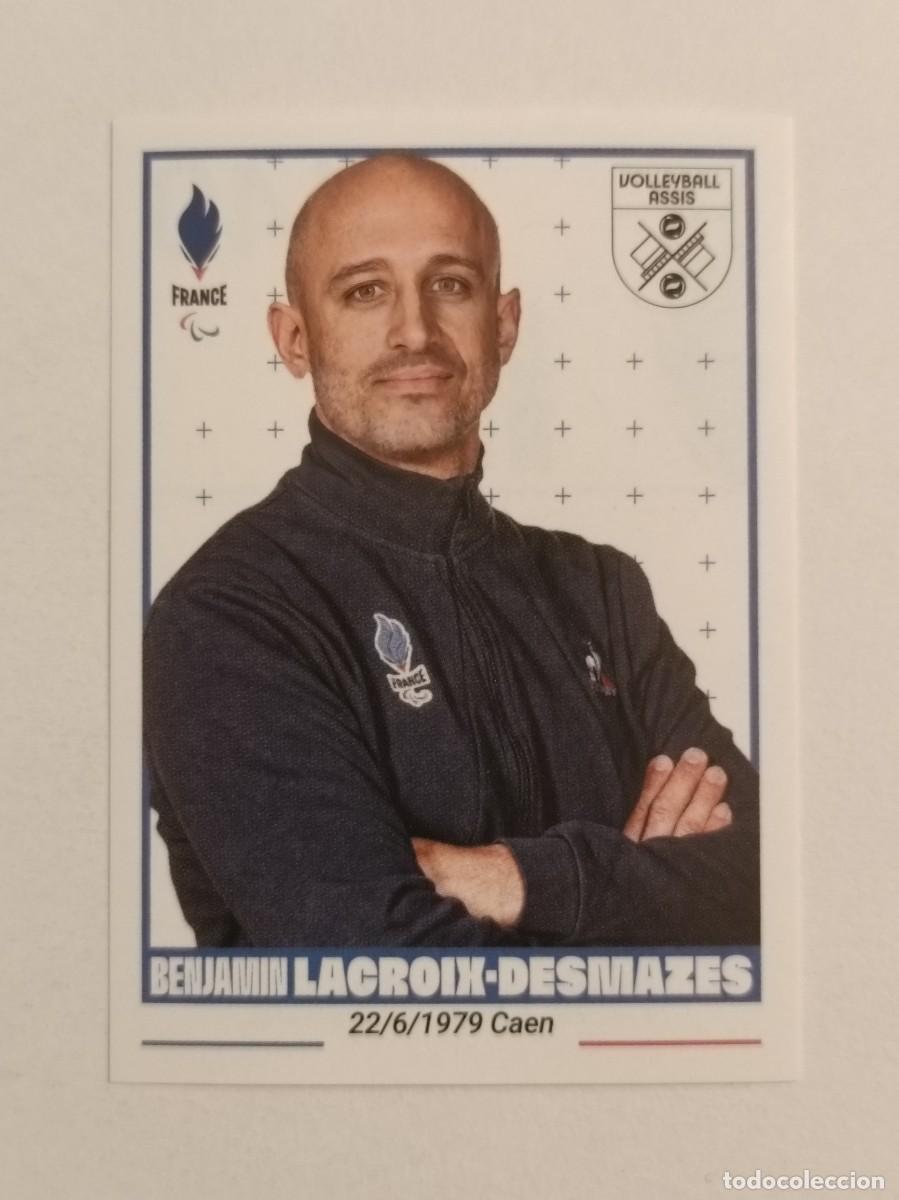 Coleccionismo deportivo: #440 LACROIX-DESMAZES (VOLEIBOL SENTADO) OFICIAL EQUIPO FRANCIA JUEGOS OLIMPICOS PARIS 2024 PANINI