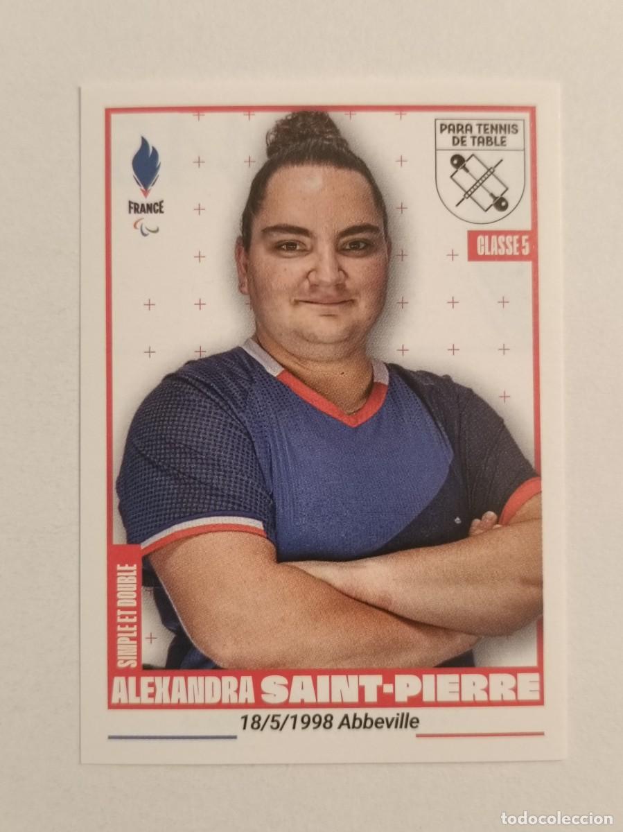 Coleccionismo deportivo: #445 SAINT-PIERRE (PARAOL. TENIS DE MESA) OFICIAL EQUIPO FRANCIA JUEGOS OLIMPICOS PARIS 2024 PANINI