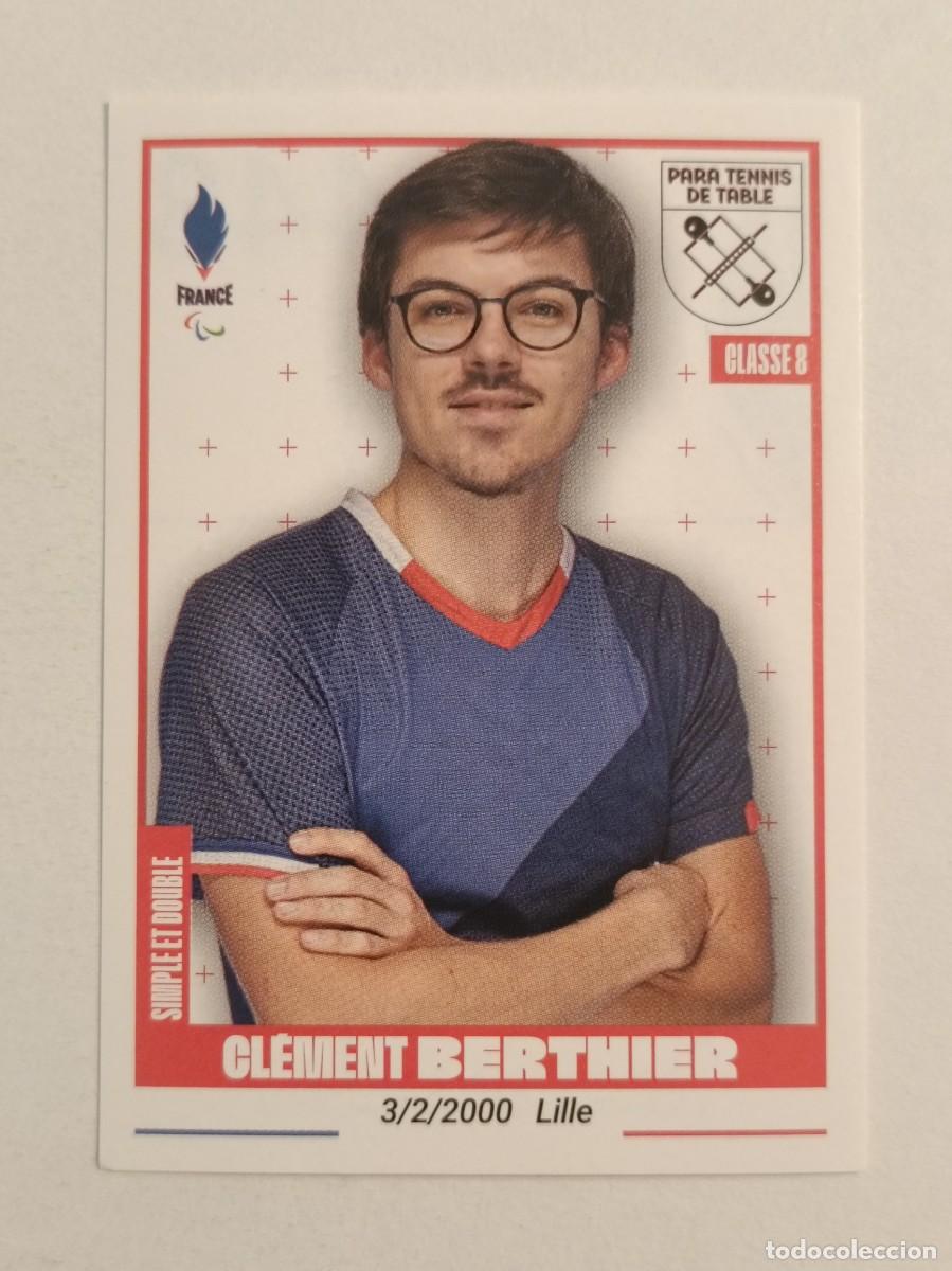 Coleccionismo deportivo: #448 BERTHIER (PARAOL. TENIS DE MESA) OFICIAL EQUIPO FRANCIA JUEGOS OLIMPICOS PARIS 2024 PANINI