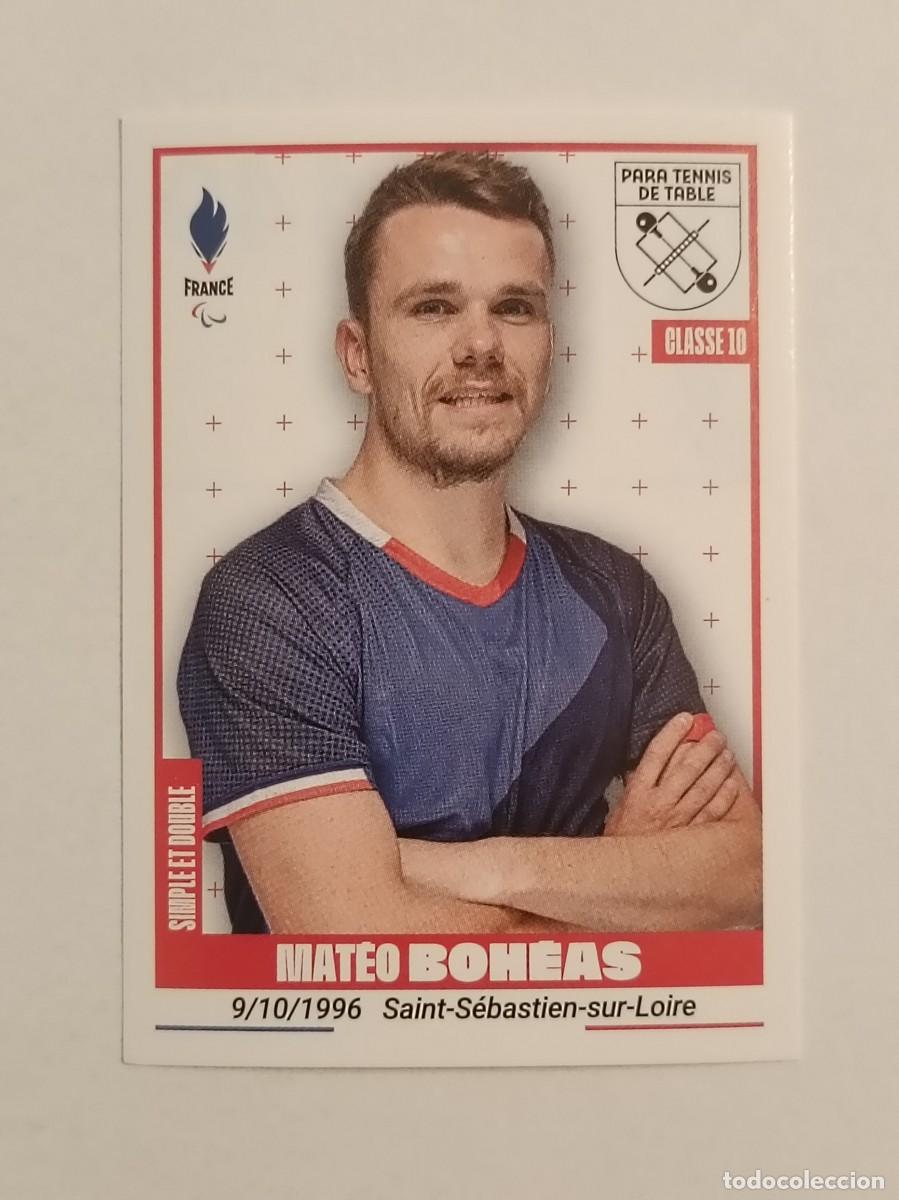 Coleccionismo deportivo: #449 BOHEAS (PARAOL. TENIS DE MESA) OFICIAL EQUIPO FRANCIA JUEGOS OLIMPICOS PARIS 2024 PANINI