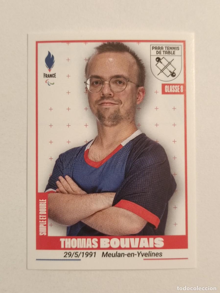 Coleccionismo deportivo: #450 BOUVAIS (PARAOL. TENIS DE MESA) OFICIAL EQUIPO FRANCIA JUEGOS OLIMPICOS PARIS 2024 PANINI