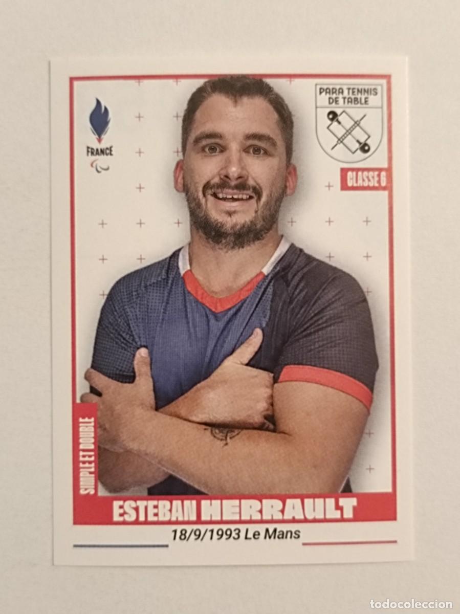 Sports collectibles: #453 HERRAULT (PARAOL. TENIS DE MESA) OFICIAL EQUIPO FRANCIA JUEGOS OLIMPICOS PARIS 2024 PANINI