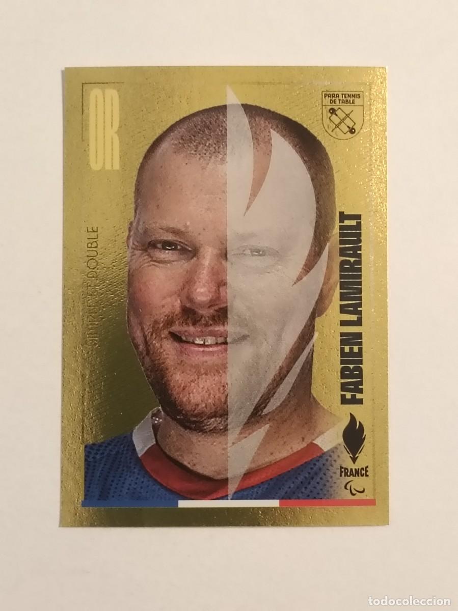 Coleccionismo deportivo: #454 LAMIRAULT (PARAOL. TENIS DE MESA) OFICIAL EQUIPO FRANCIA JUEGOS OLIMPICOS PARIS 2024 PANINI