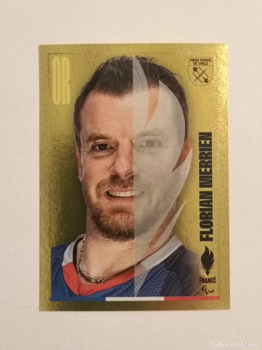 Coleccionismo deportivo: #455 MERRIEN (PARAOL. TENIS DE MESA) OFICIAL EQUIPO FRANCIA JUEGOS OLIMPICOS PARIS 2024 PANINI