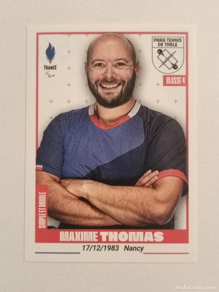 Coleccionismo deportivo: #456 THOMAS (PARAOL. TENIS DE MESA) OFICIAL EQUIPO FRANCIA JUEGOS OLIMPICOS PARIS 2024 PANINI