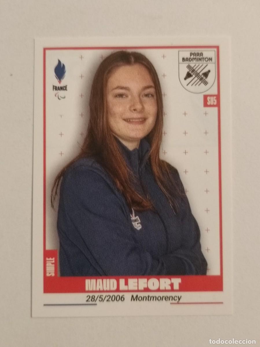 Coleccionismo deportivo: #457 LEFORT (PARAOL. BADMINTON) OFICIAL EQUIPO FRANCIA JUEGOS OLIMPICOS PARIS 2024 PANINI