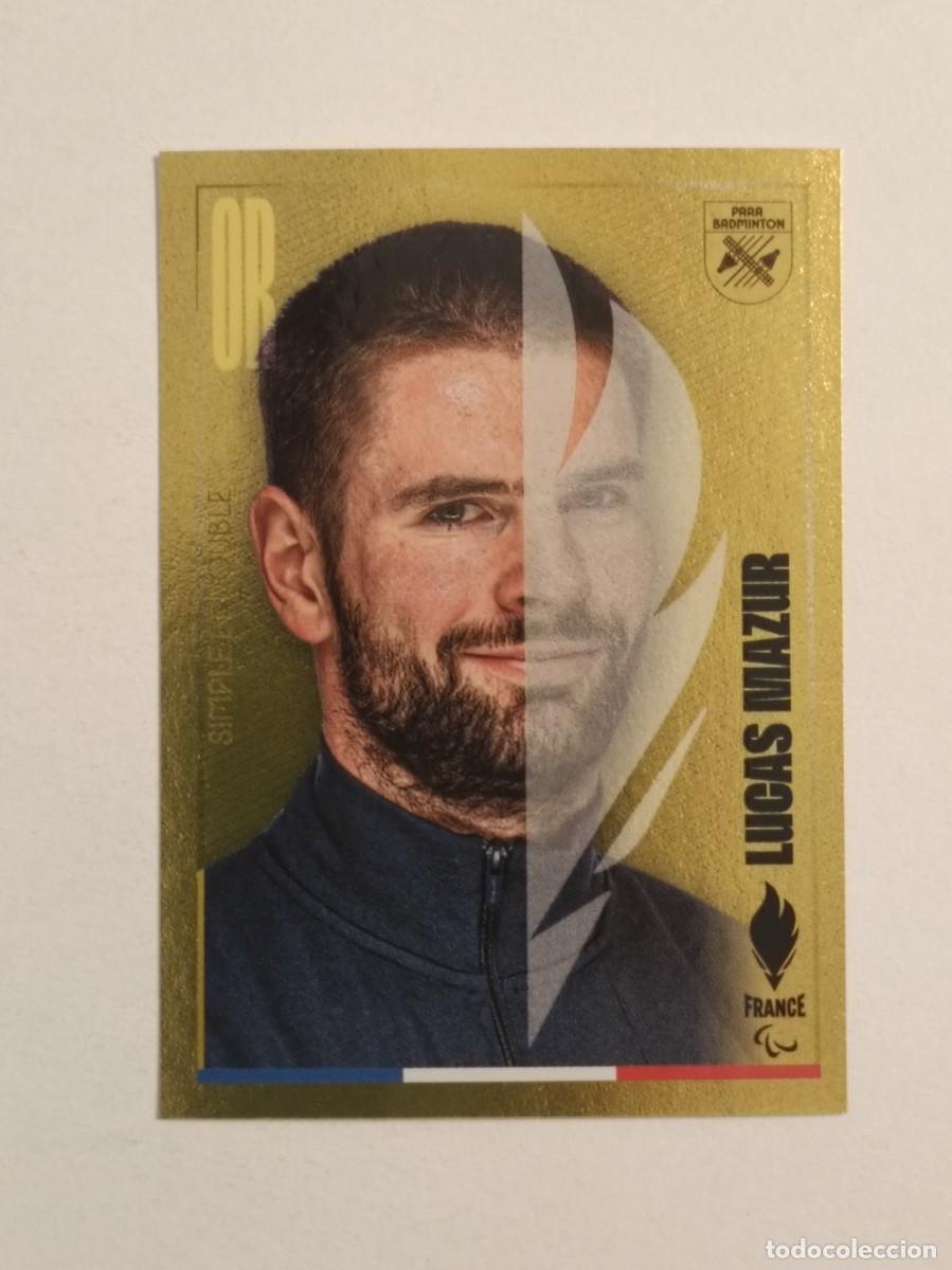 Coleccionismo deportivo: #459 MAZUR (PARAOL. BADMINTON) OFICIAL EQUIPO FRANCIA JUEGOS OLIMPICOS PARIS 2024 PANINI