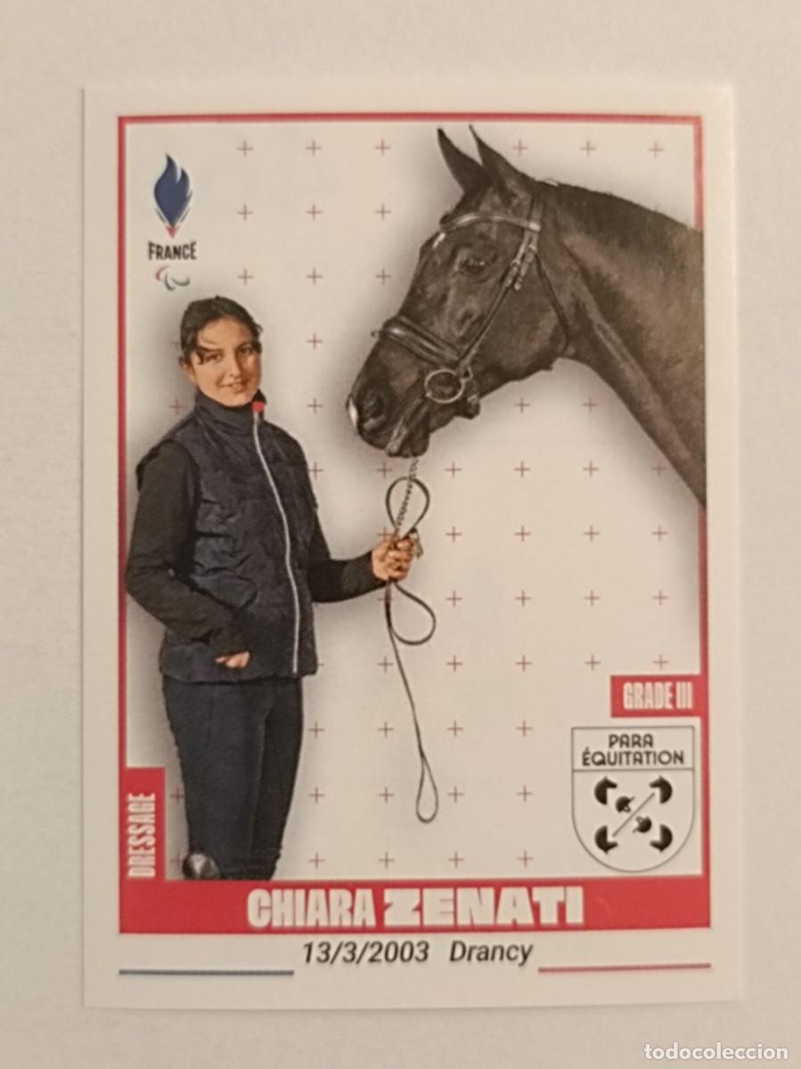 Coleccionismo deportivo: #466 ZENATI (PARAOLIM. EQUITACION) OFICIAL EQUIPO FRANCIA JUEGOS OLIMPICOS PARIS 2024 PANINI