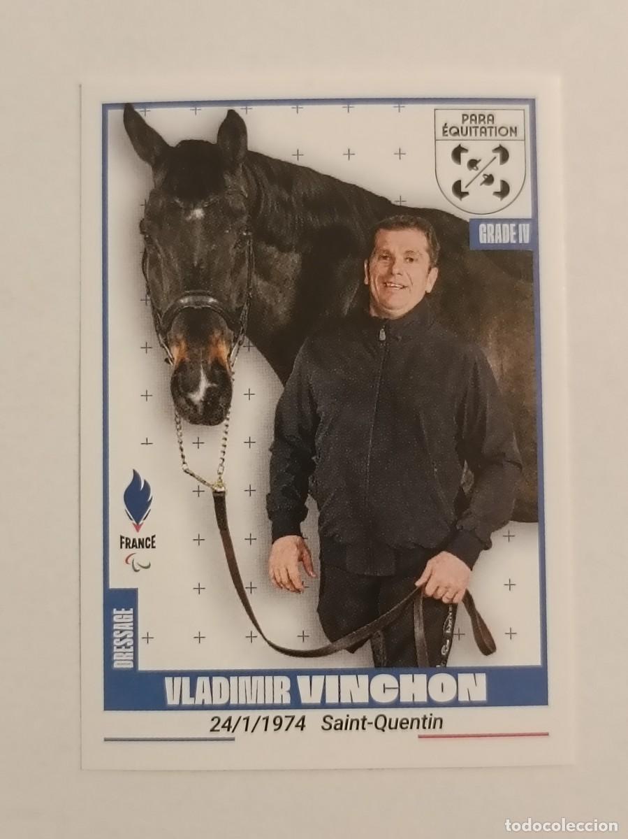 Coleccionismo deportivo: #467 VINCHON (PARAOLIM. EQUITACION) OFICIAL EQUIPO FRANCIA JUEGOS OLIMPICOS PARIS 2024 PANINI