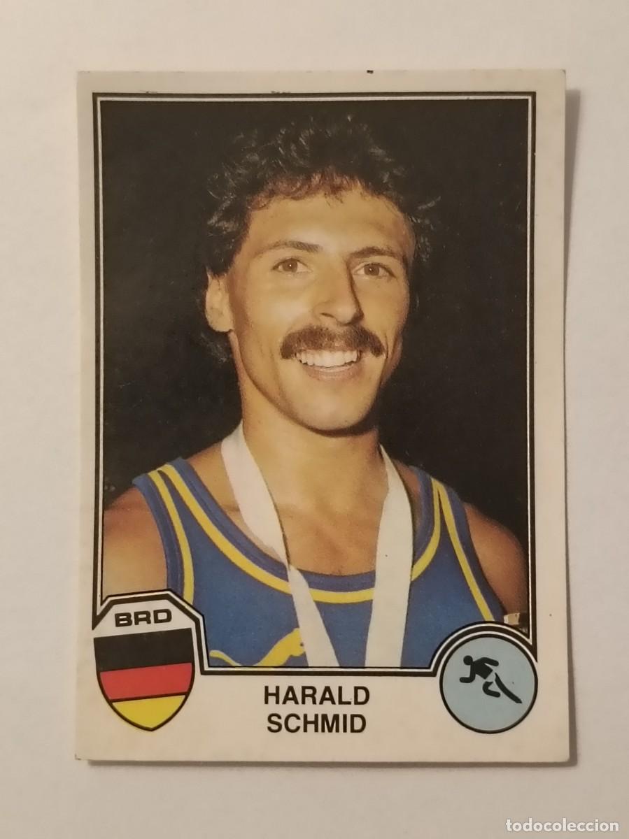 Coleccionismo deportivo: #7 HARALD SCHMID (ALEMANIA-ATLETISMO) SPORTS SUPERSTARS EUROFOOTBALL 82 PANINI