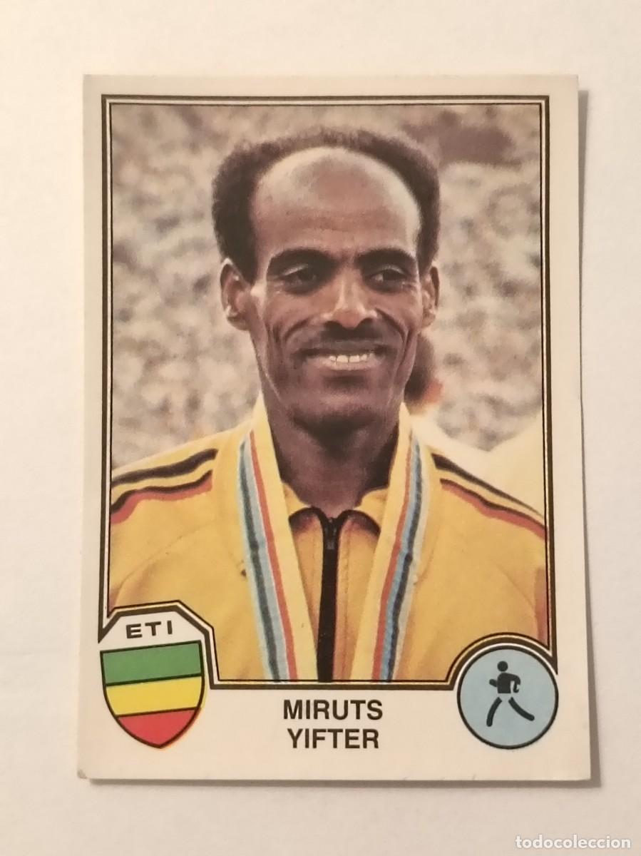 Coleccionismo deportivo: #15 MIRUTS YIFTER (ETIOPIA-ATLETISMO) SPORTS SUPERSTARS EUROFOOTBALL 82 PANINI