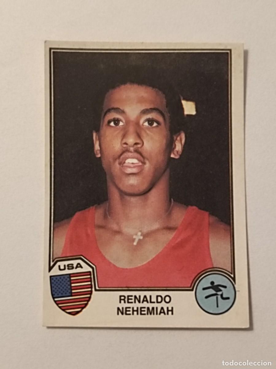 Coleccionismo deportivo: #17 RENALDO NEHEMIAH (USA-ATLETISMO) SPORTS SUPERSTARS EUROFOOTBALL 82 PANINI