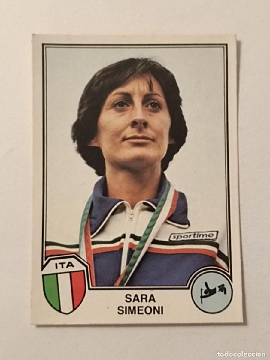 Coleccionismo deportivo: #26 SARA SIMEONI (ITALIA-ATLETISMO) SPORTS SUPERSTARS EUROFOOTBALL 82 PANINI