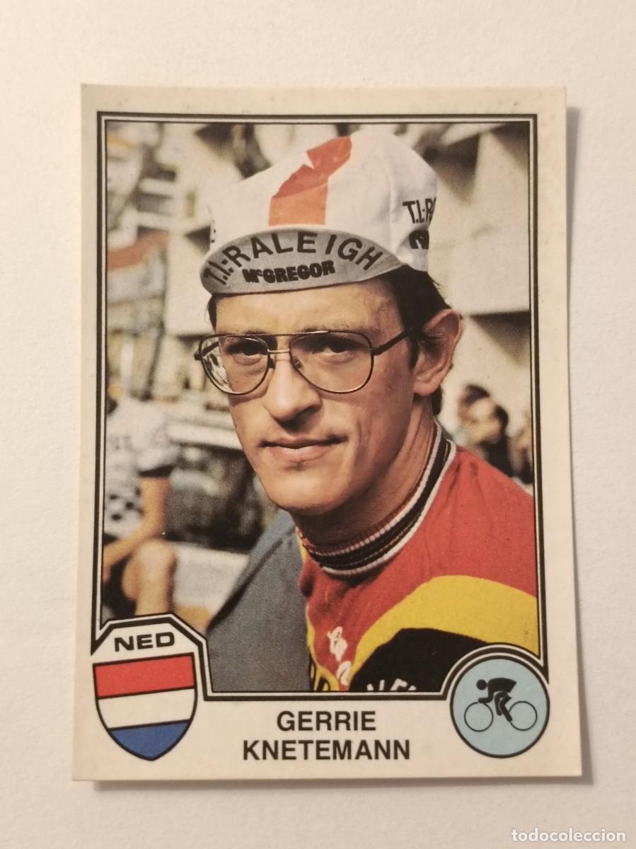 Coleccionismo deportivo: #91 GERRIE KNETEMANN (PAISES BAJOS-CICLISMO) SPORTS SUPERSTARS EUROFOOTBALL 82 PANINI