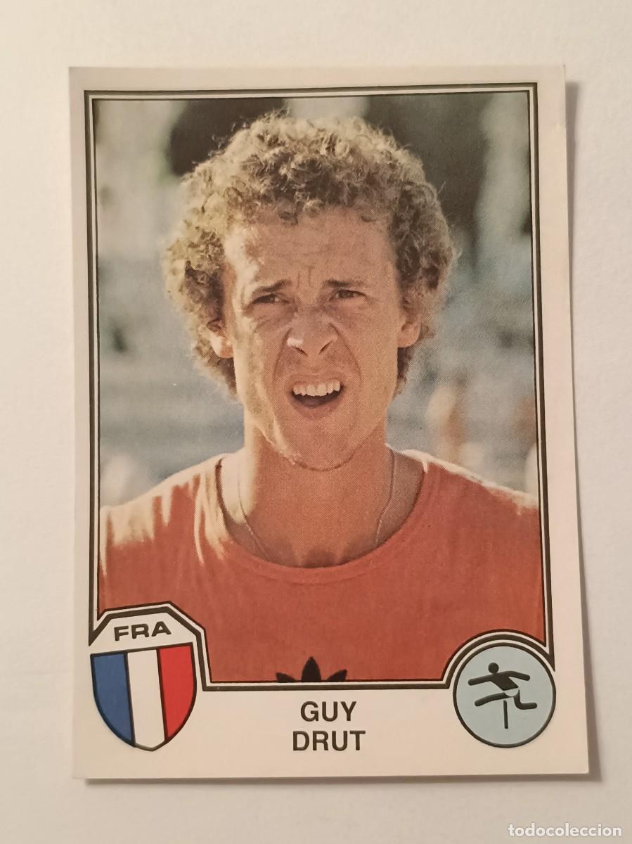 Coleccionismo deportivo: #20 GUY DRUT (FRANCIA-ATLETISMO) SPORTS SUPERSTARS EUROFOOTBALL 82 PANINI