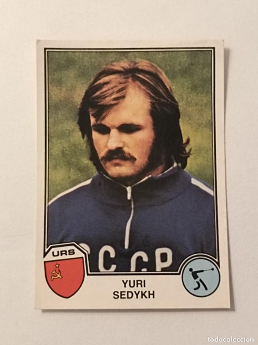 Coleccionismo deportivo: #44 YURI SEDYKH (URSS-ATLETISMO) SPORTS SUPERSTARS EUROFOOTBALL 82 PANINI
