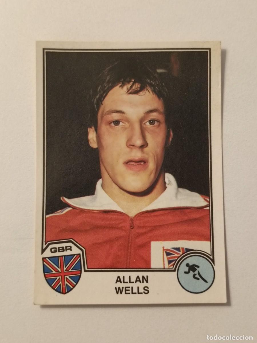 Coleccionismo deportivo: #1 ALLAN WELLS (GRAN BRETA&Ntilde;A-ATLETISMO) SPORTS SUPERSTARS EUROFOOTBALL 82 PANINI