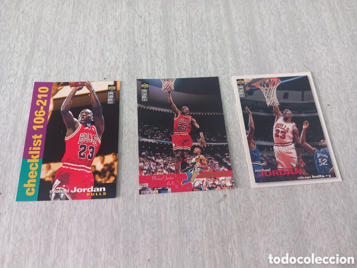 Coleccionismo deportivo: MICHAE&Ntilde; JORDAN CARTA TARJETA ORIGINAL DE EPOCA LOTE DE 3