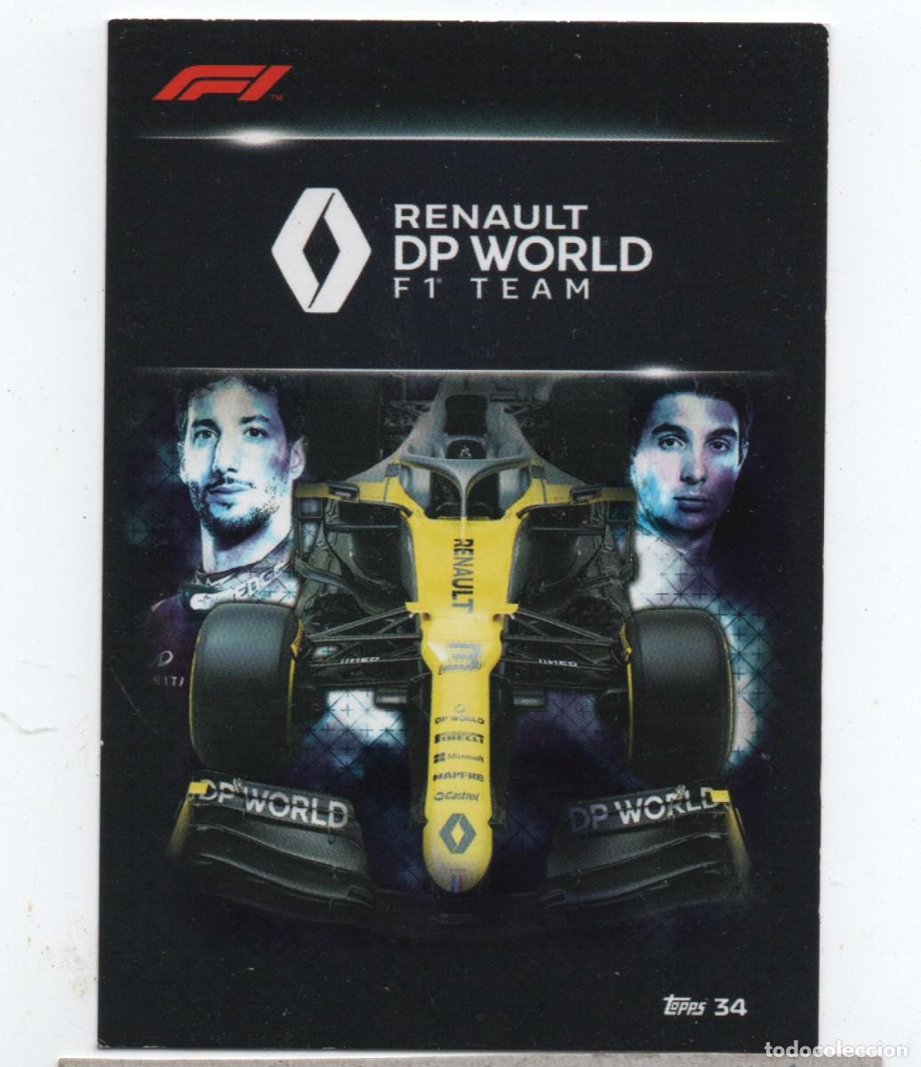 Coleccionismo deportivo: TOPPS TURBO ATTAX F1 #34 RENAULT DP WORLD F1 TEAM (1977)