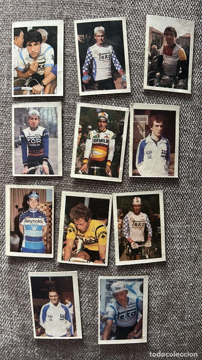 Coleccionismo deportivo: CROMOS TRIDEPORTE LOTE DE 11 CROMOS DE CICLISMO SIN PEGAR 1984