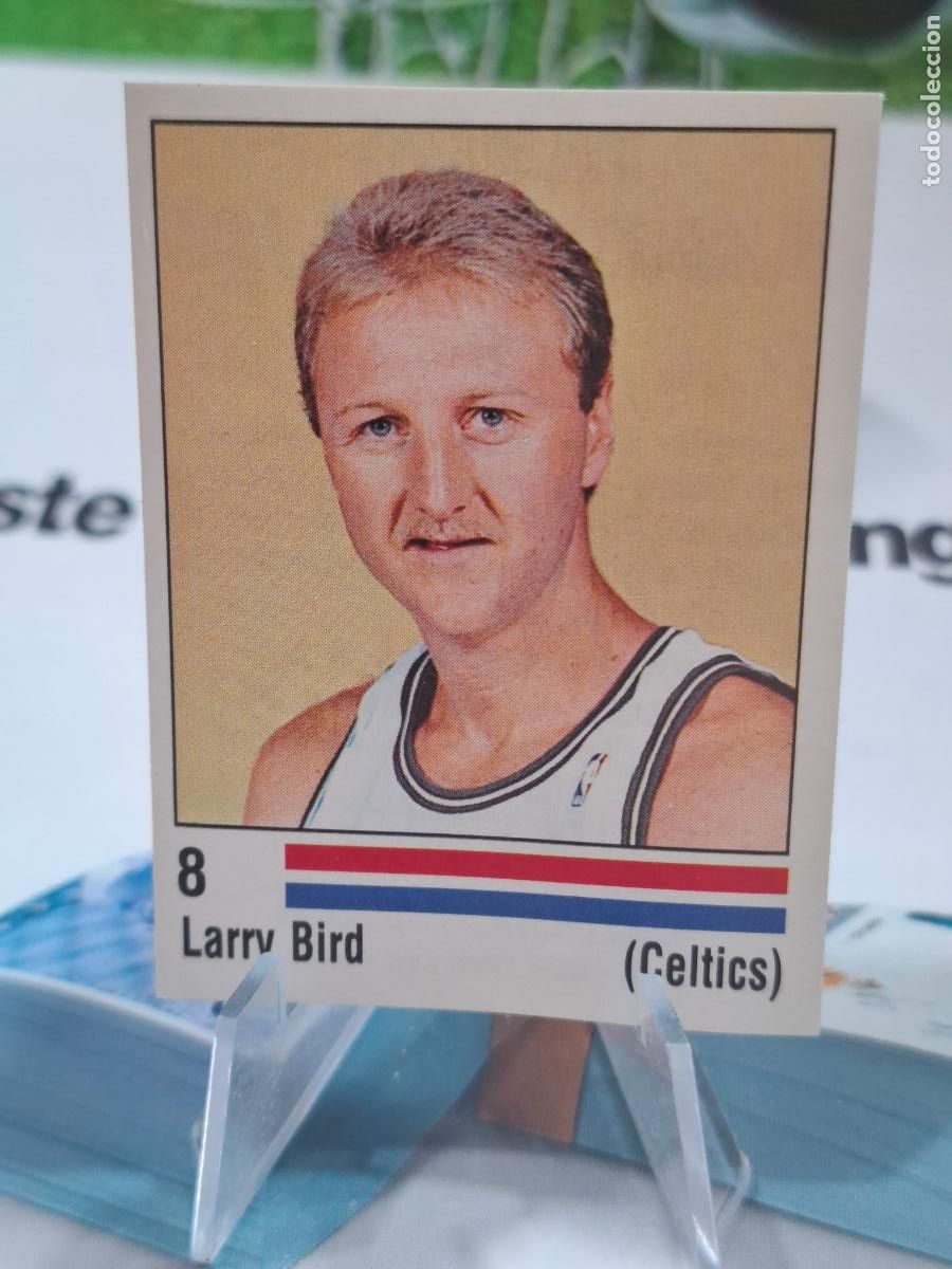 Coleccionismo deportivo: 8 LARRY BIRD BOSTON CELTICS LIGA NBA BASKET PANINI 89