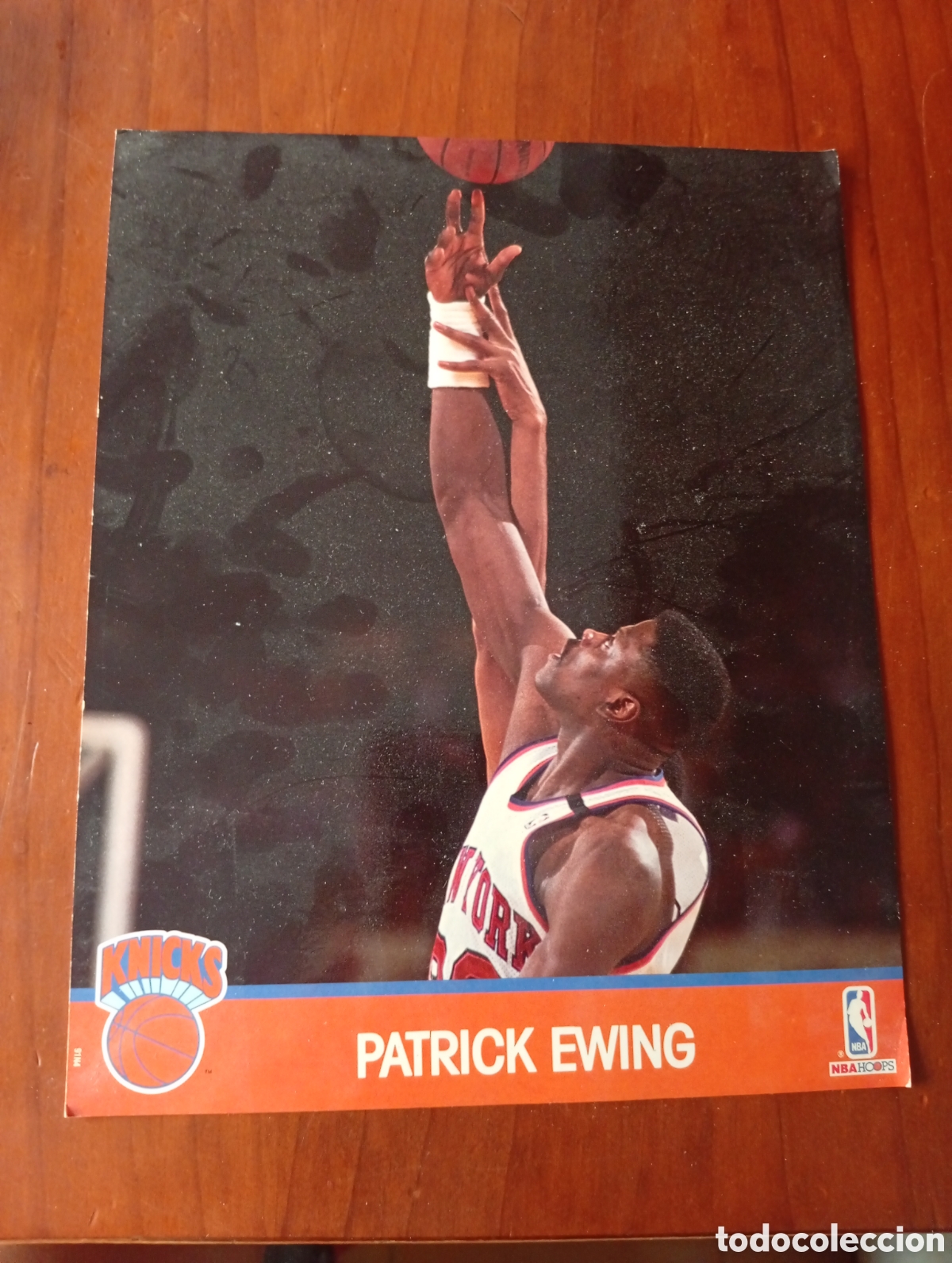Coleccionismo deportivo: CROMO PHOTO FOTO NBA HOOPS ACTION PHOTOS 1991 PATRICK EWING