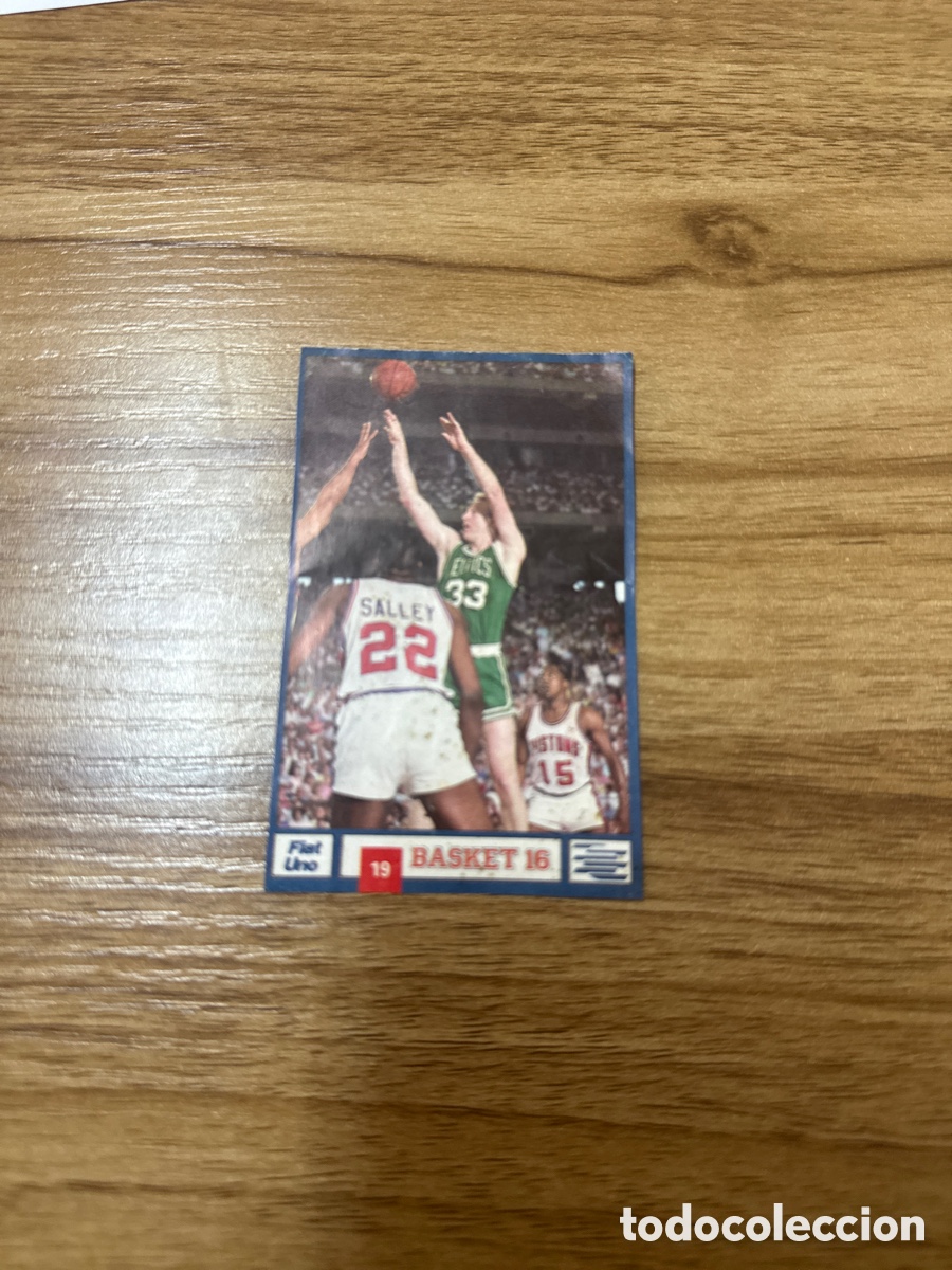 Coleccionismo deportivo: 1988 LARRY BIRD N&ordm; 19 BASKET 16 SIN PEGAR