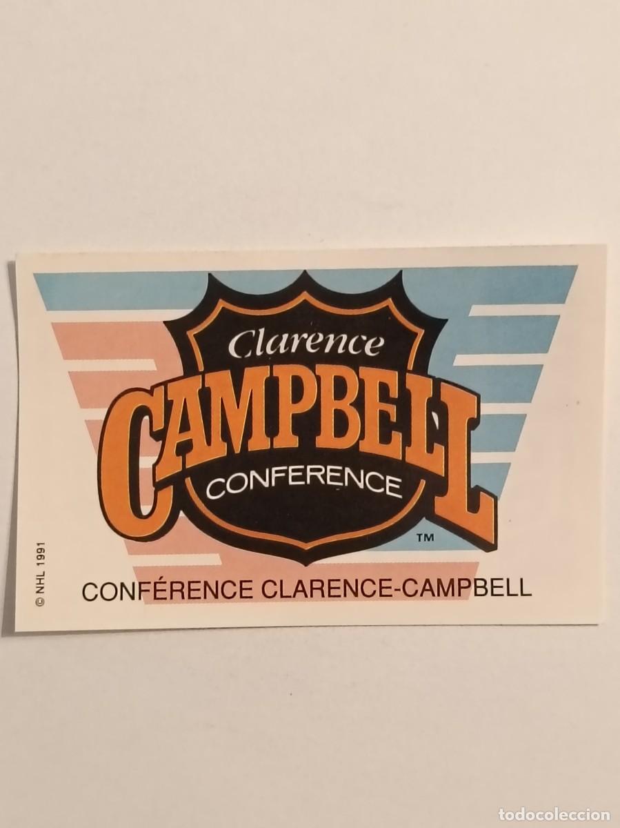 Coleccionismo deportivo: #5 CONFERENCIA (CLARENCE CAMPBELL) HOCKEY HIELO NHL 91/92 PANINI