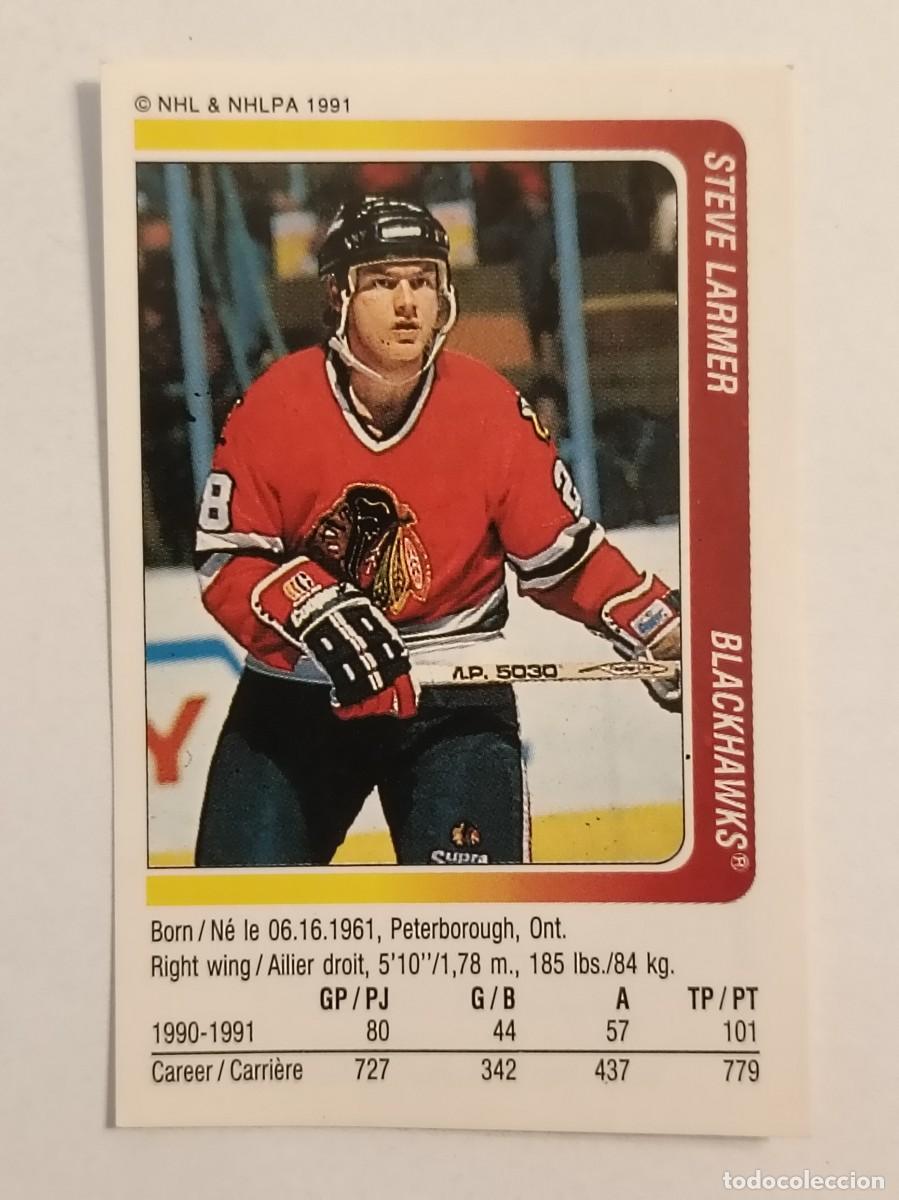 Coleccionismo deportivo: #8 STEVE LARMER (CHICAGO BLACKHAWKS) HOCKEY HIELO NHL 91/92 PANINI