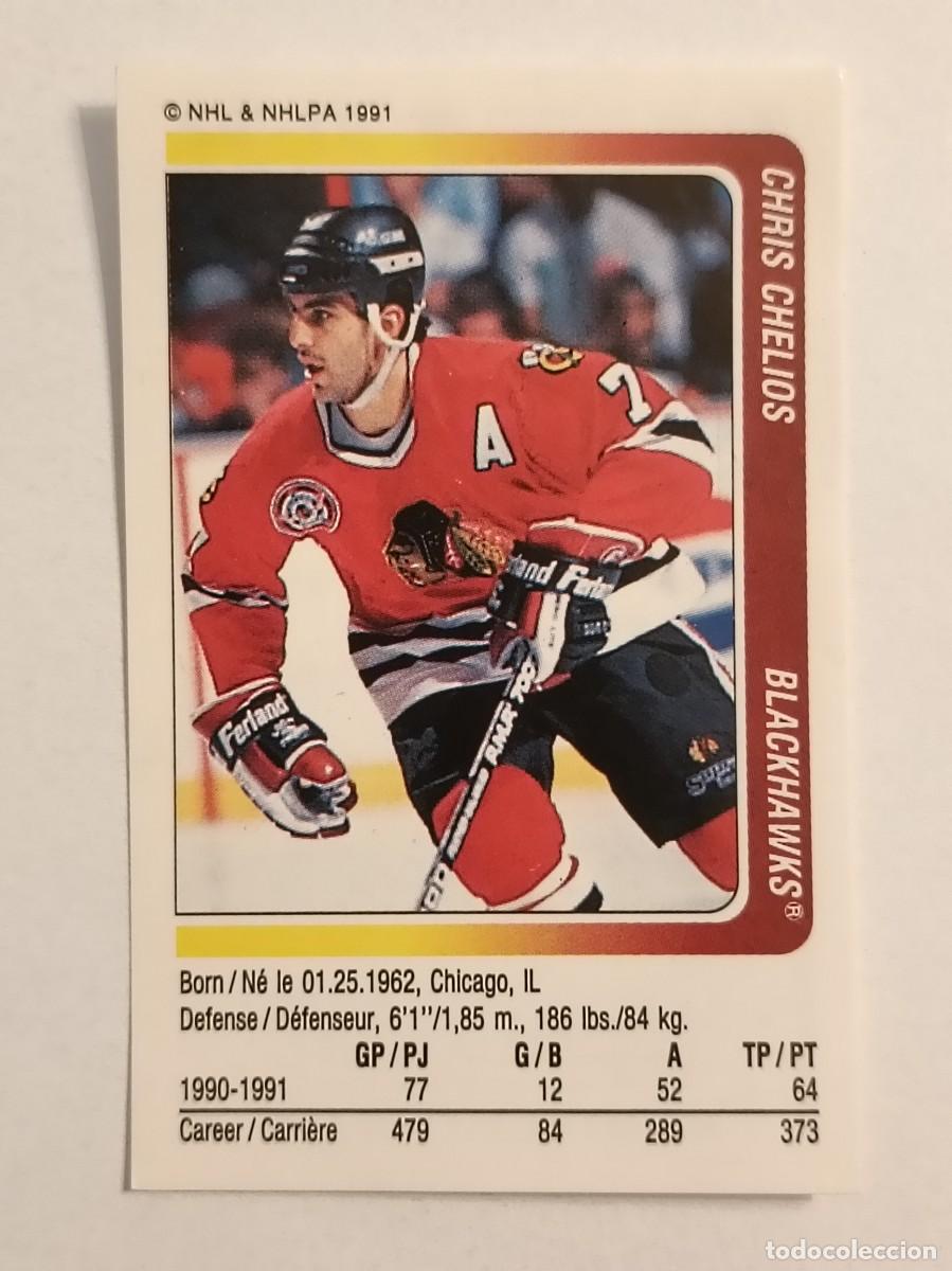 Coleccionismo deportivo: #10 CHRIS CHELIOS (CHICAGO BLACKHAWKS) HOCKEY HIELO NHL 91/92 PANINI