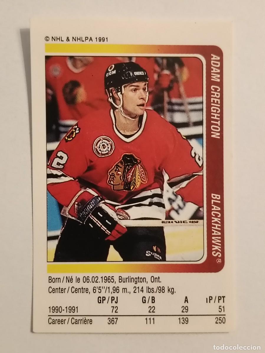 Coleccionismo deportivo: #13 ADAM CREIGHTON (CHICAGO BLACKHAWKS) HOCKEY HIELO NHL 91/92 PANINI