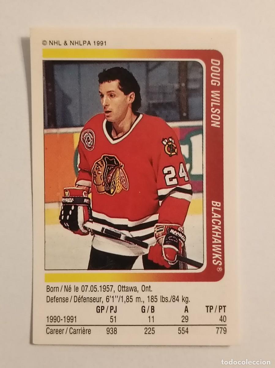 Coleccionismo deportivo: #18 DOUG WILSON (CHICAGO BLACKHAWKS) HOCKEY HIELO NHL 91/92 PANINI