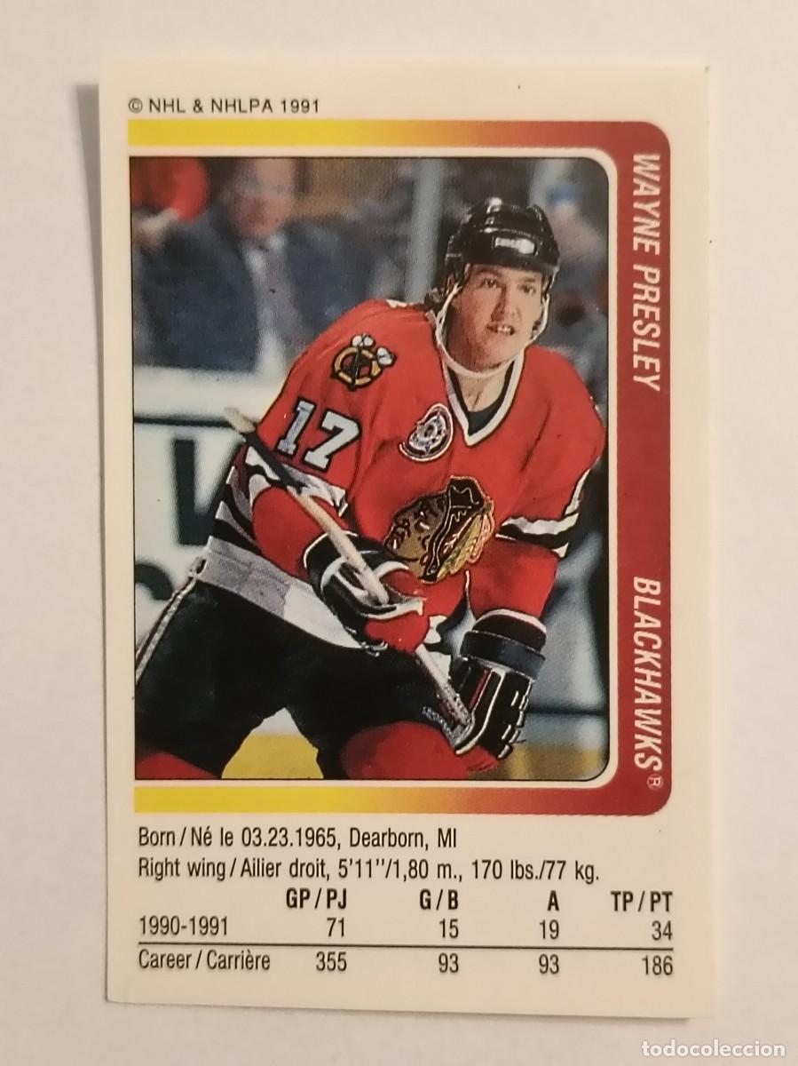 Coleccionismo deportivo: #19 WAYNE PRESLEY (CHICAGO BLACKHAWKS) HOCKEY HIELO NHL 91/92 PANINI