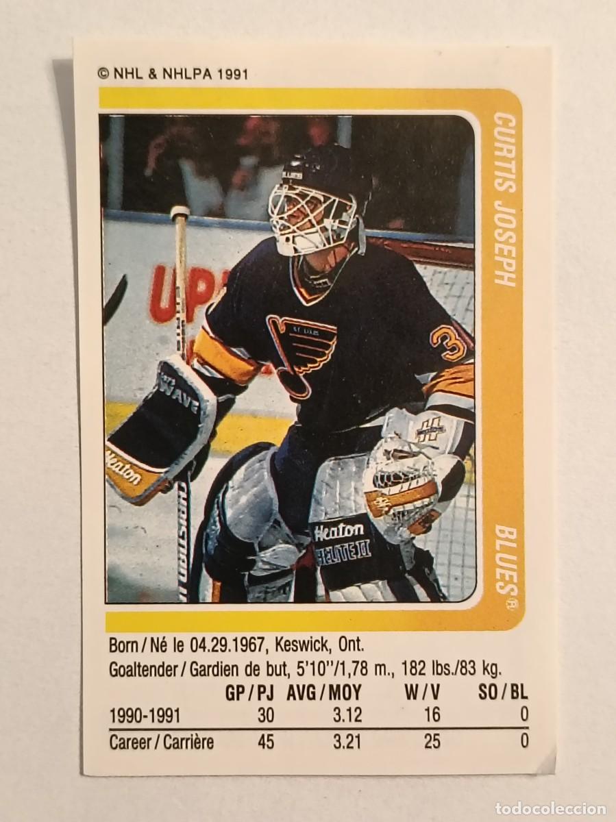 Sammelleidenschaft Sport: #22 CURTIS JOSEPH (SAINT LOUIS BLUES) HOCKEY HIELO NHL 91/92 PANINI