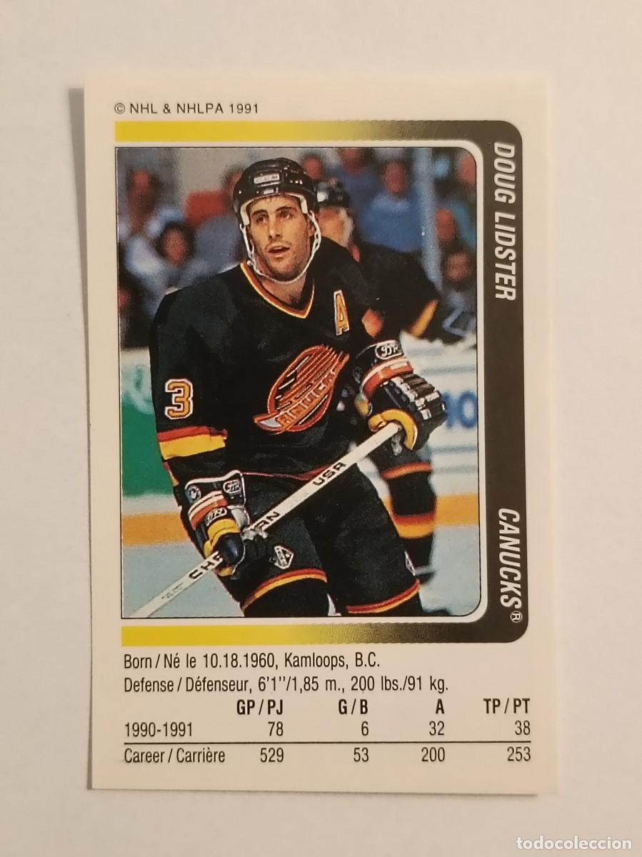 Sammelleidenschaft Sport: #40 GREG LIDSTER (VANCOUVER CANUCKS) HOCKEY HIELO NHL 91/92 PANINI