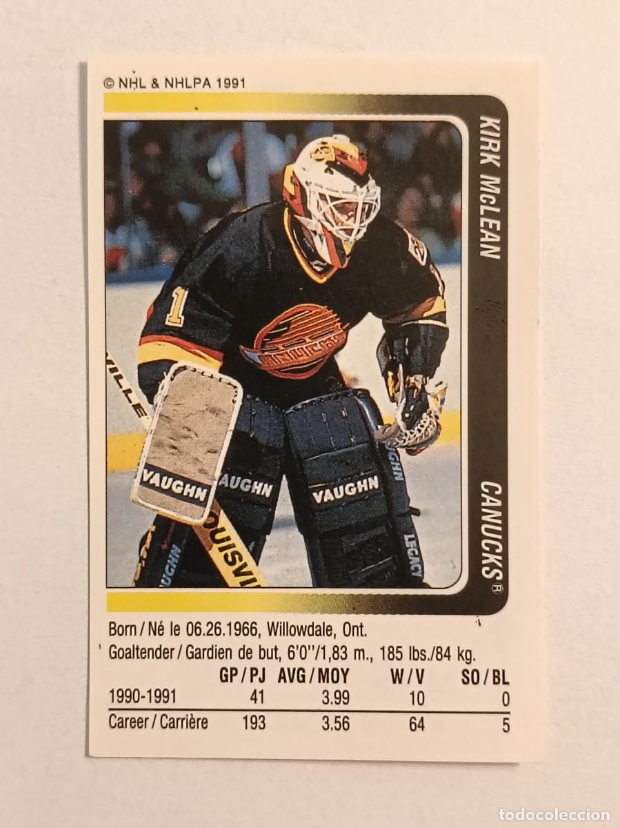 Coleccionismo deportivo: #45 KIRK MCLEAN (VANCOUVER CANUCKS) HOCKEY HIELO NHL 91/92 PANINI